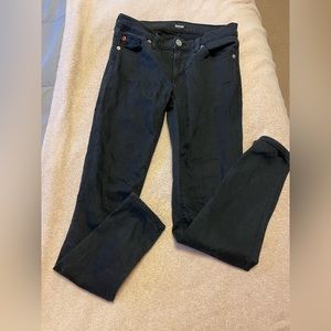 Hudson krista ankle super skinny black size 27 jeans. Like new!